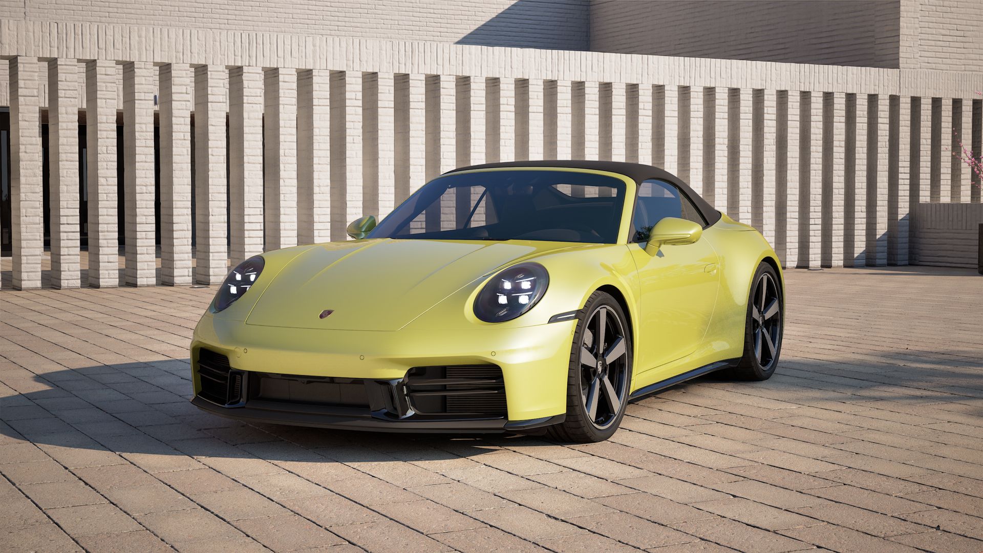 Vorderansicht des 911 Carrera Cabriolet