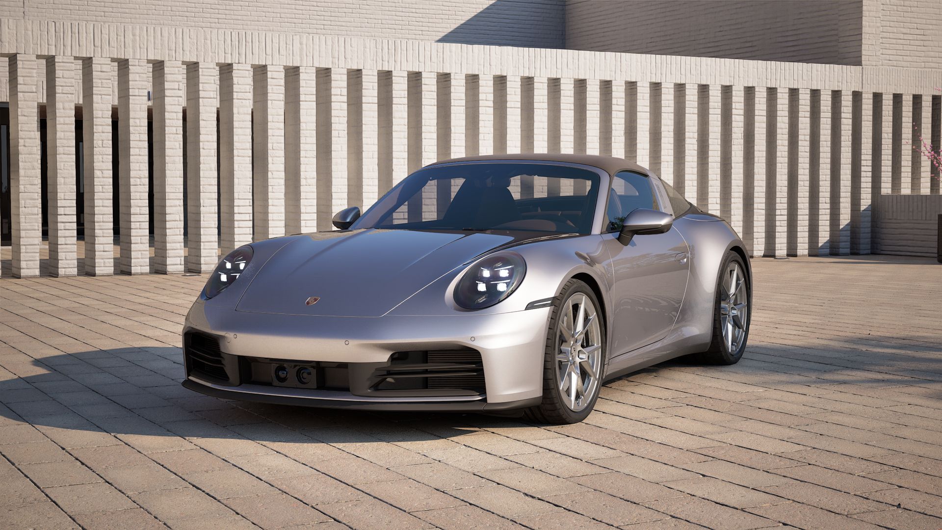 Vorderansicht des 911 Targa 4S
