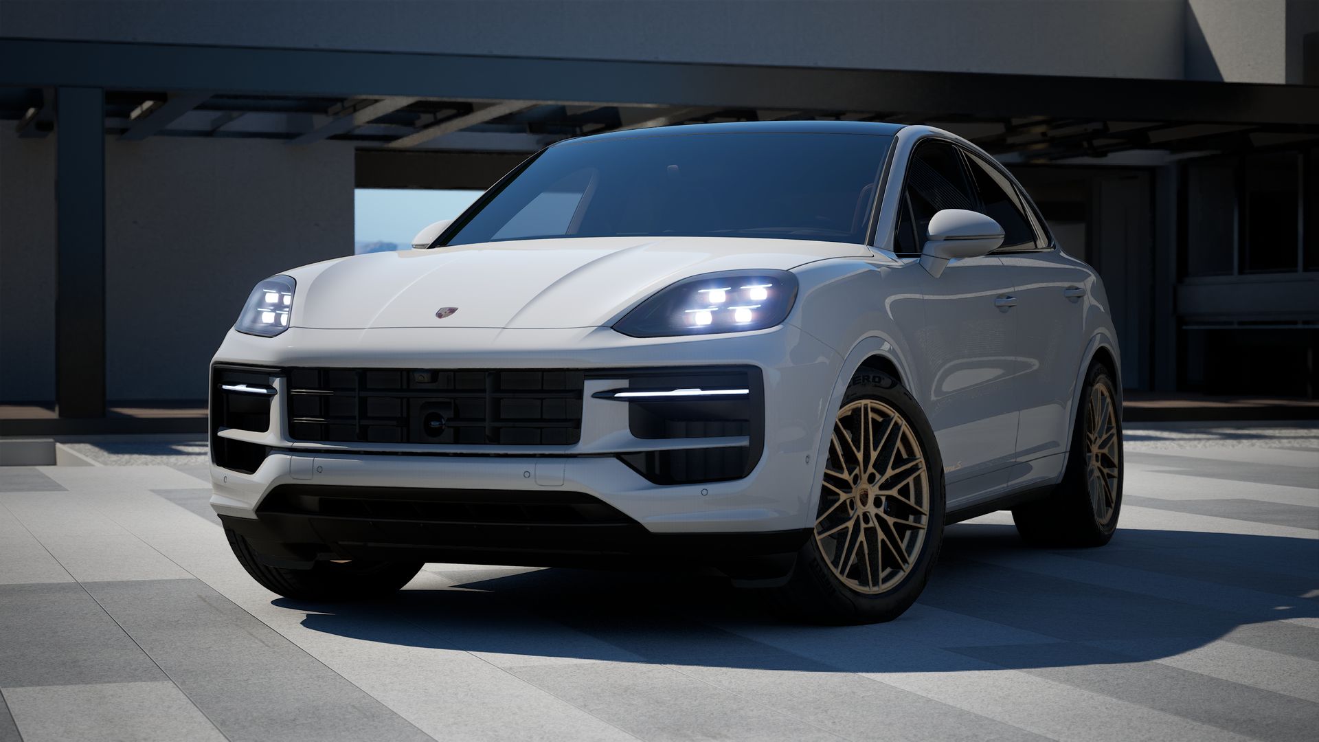 Vorderansicht des Cayenne S Coupé