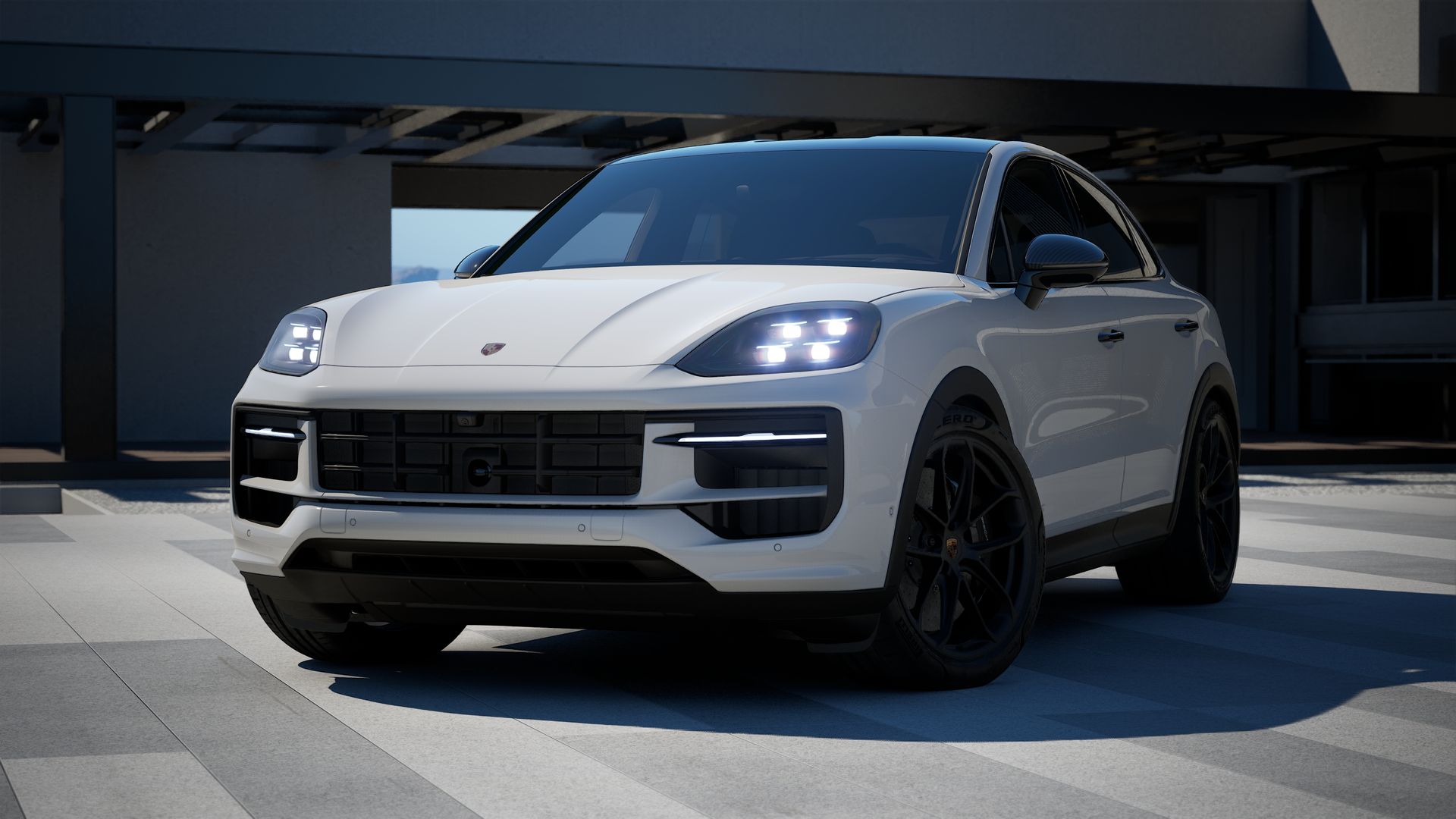 Vorderansicht des Cayenne GTS Coupé