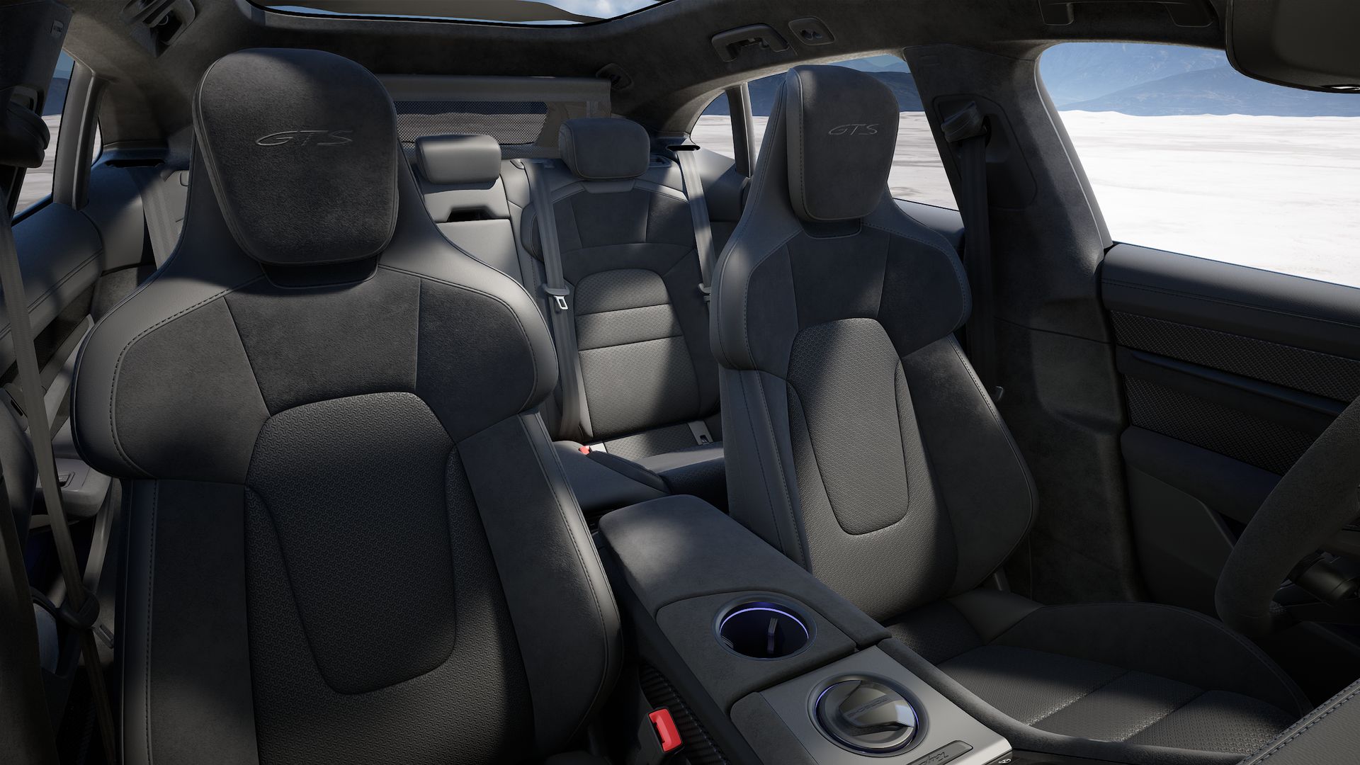 Innenansicht des Taycan GTS Sport Turismo