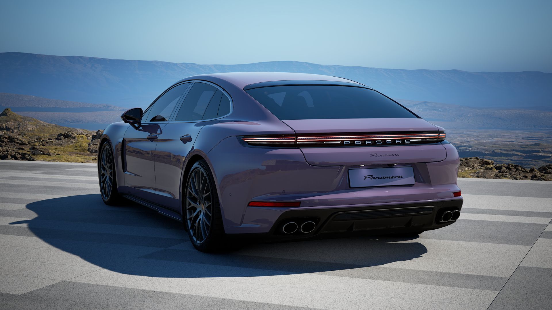 Rückansicht des Panamera