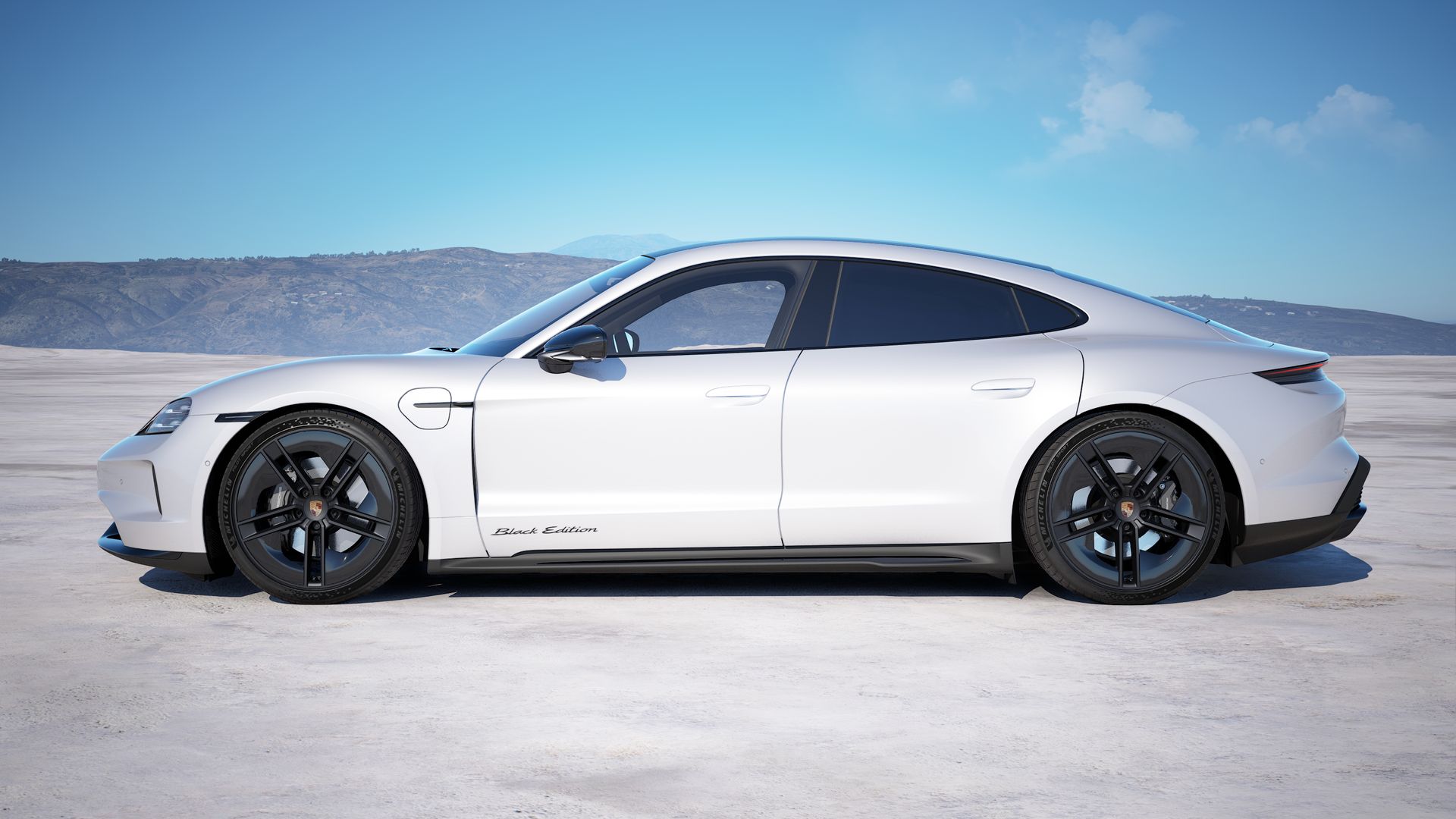 Taycan Black Edition side view