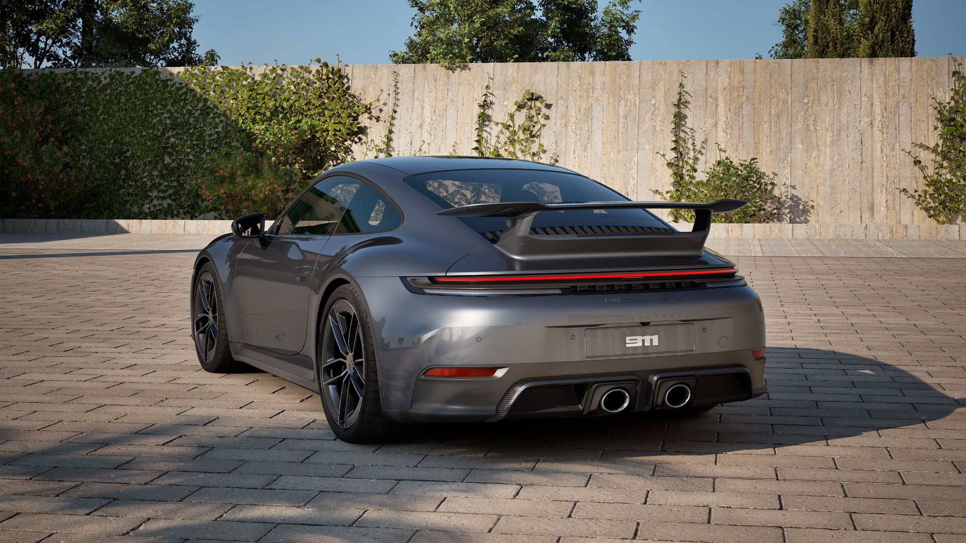 Vista traseira do 911 Carrera GTS (2026) 