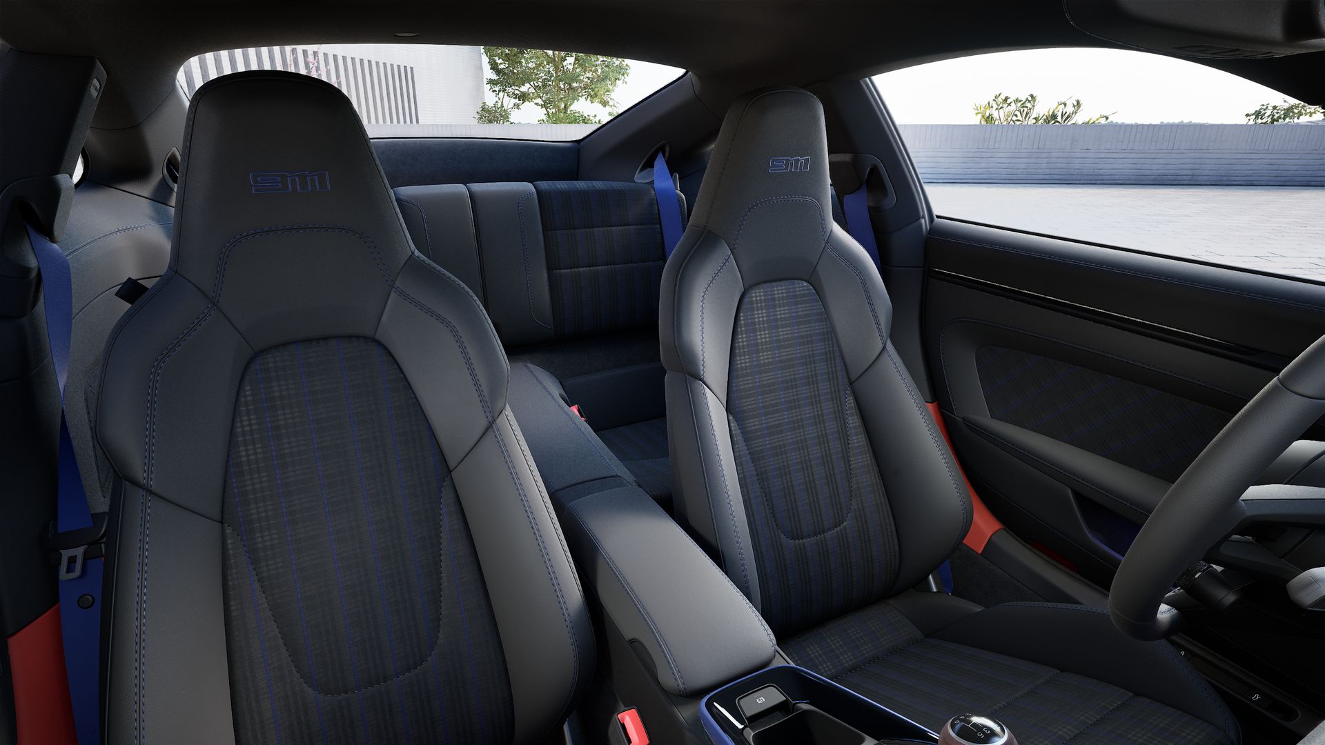 Vista interior do 911 Carrera T (2026) 