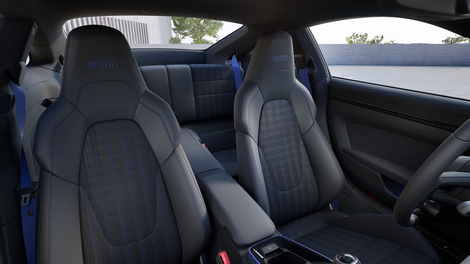 Vista interior do 911 Carrera T (2026) 