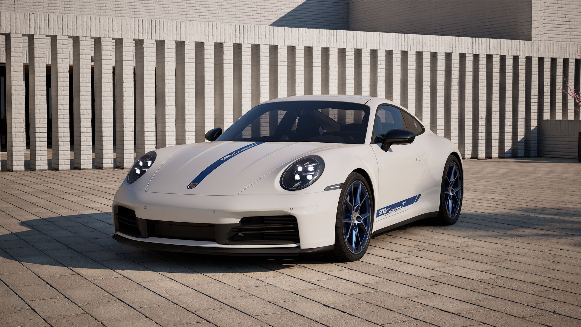 911 Carrera T (2026) vista frontal
