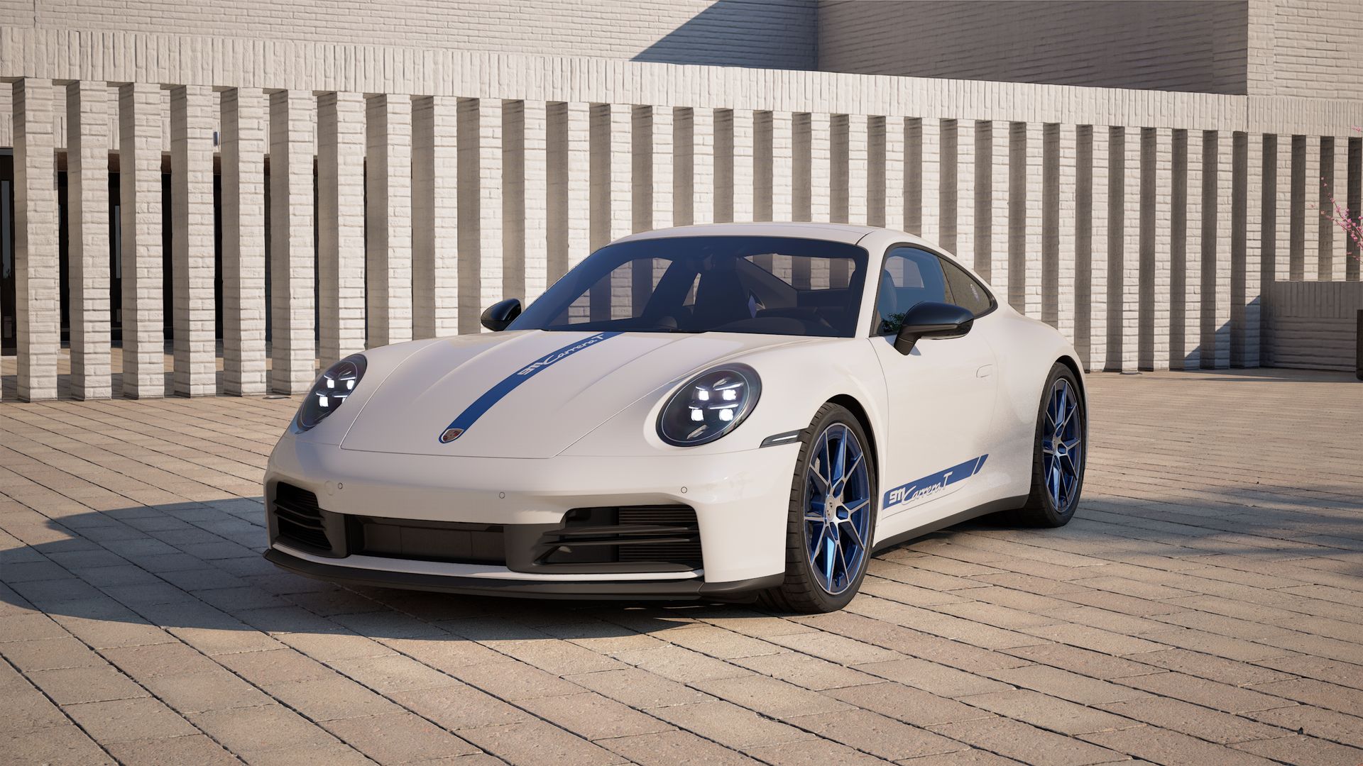 911 Carrera T (2026) vista frontal