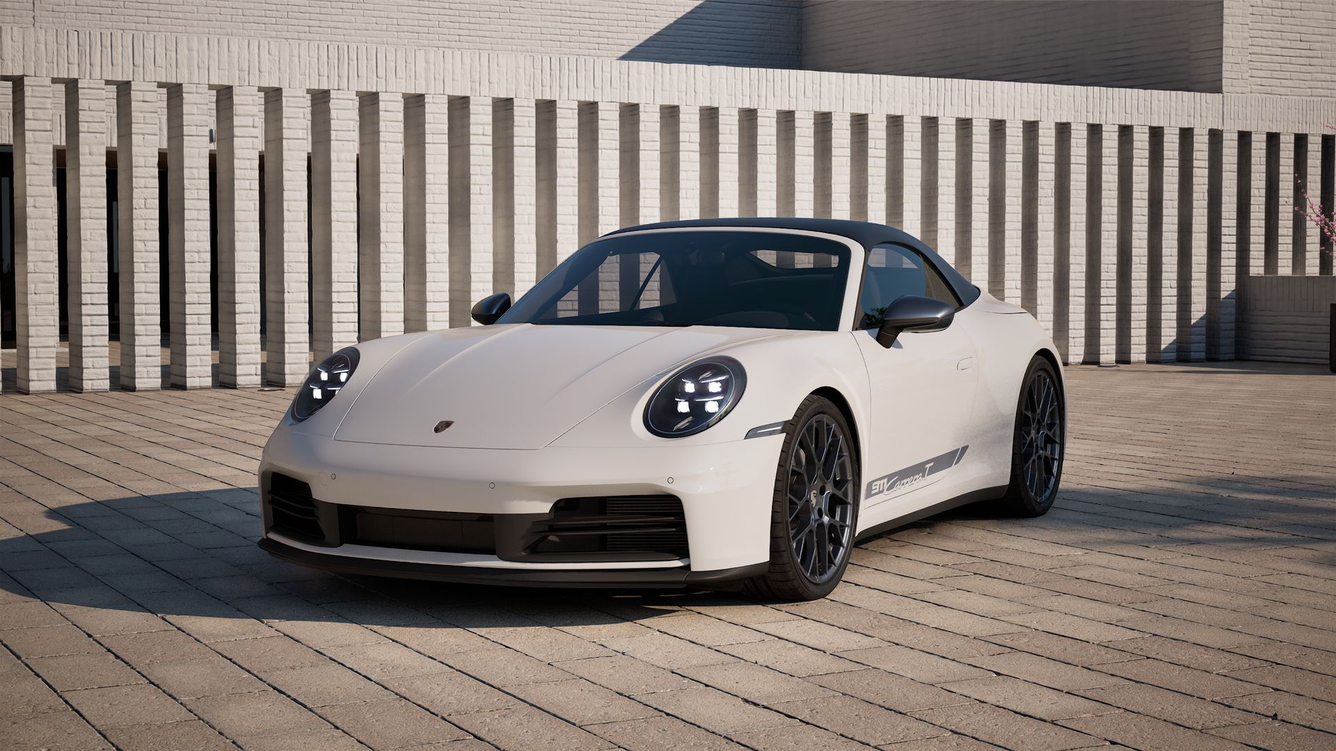 911 Carrera T Cabriolet (2026) vista frontal