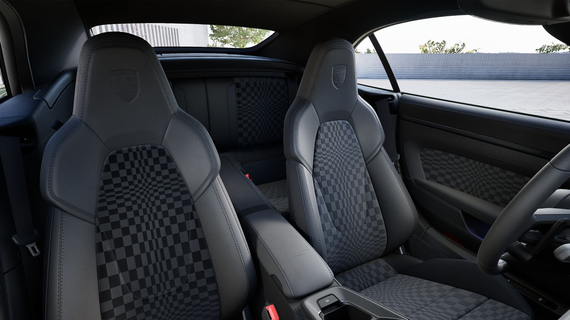 Vista interior do 911 Carrera Cabriolet (2026) 