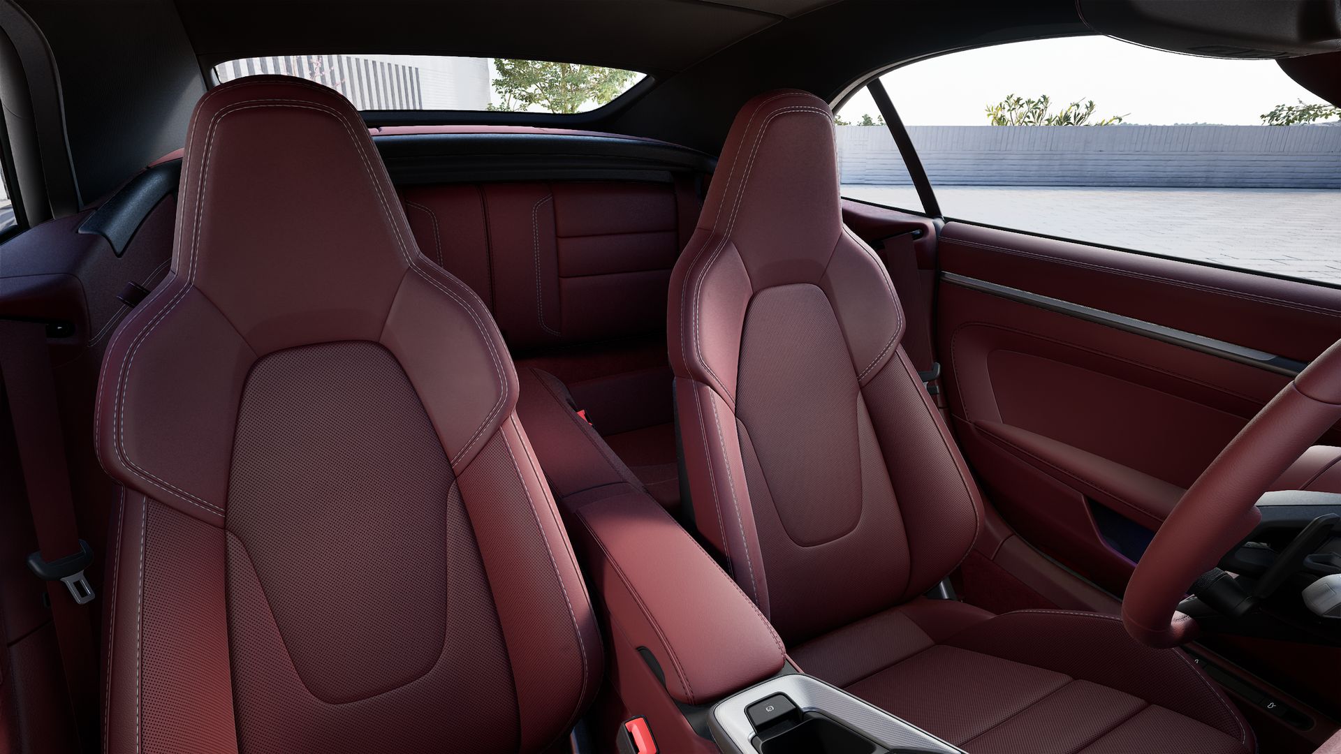 Vista interior do 911 Carrera S Cabriolet (2026) 