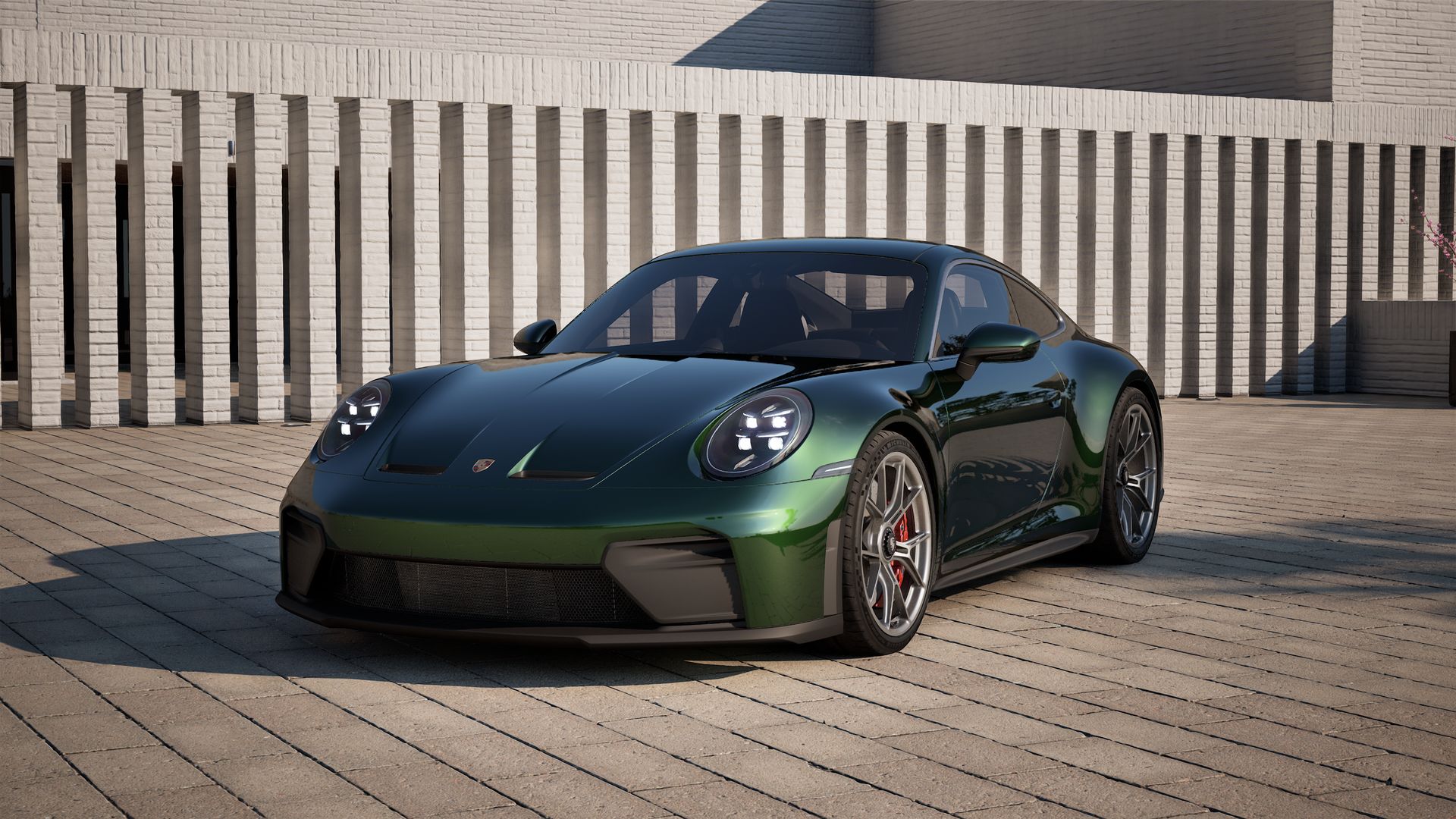911 GT3 com Pacote Touring (2026) vista frontal