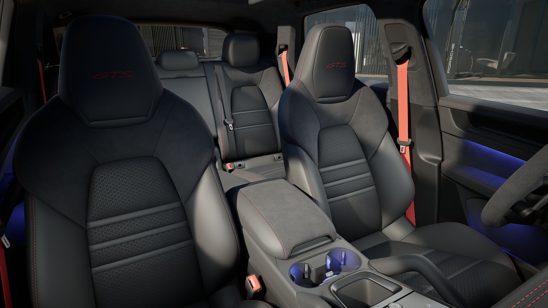 Vista interior do Cayenne GTS (2026) 