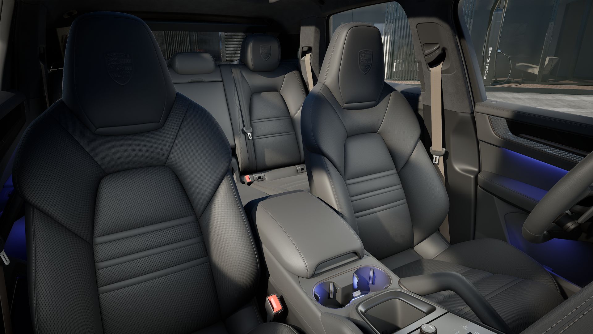 Vista interior do Cayenne Turbo E-Hybrid (2026) 