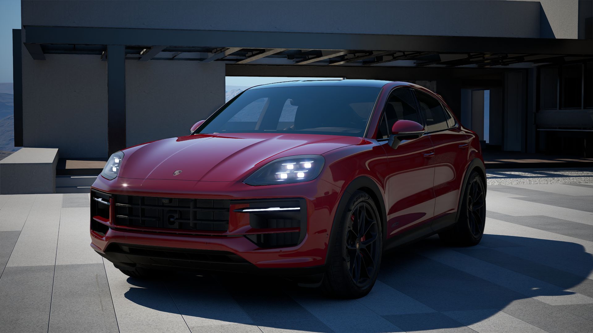 Cayenne GTS Coupé (2026) vista frontal