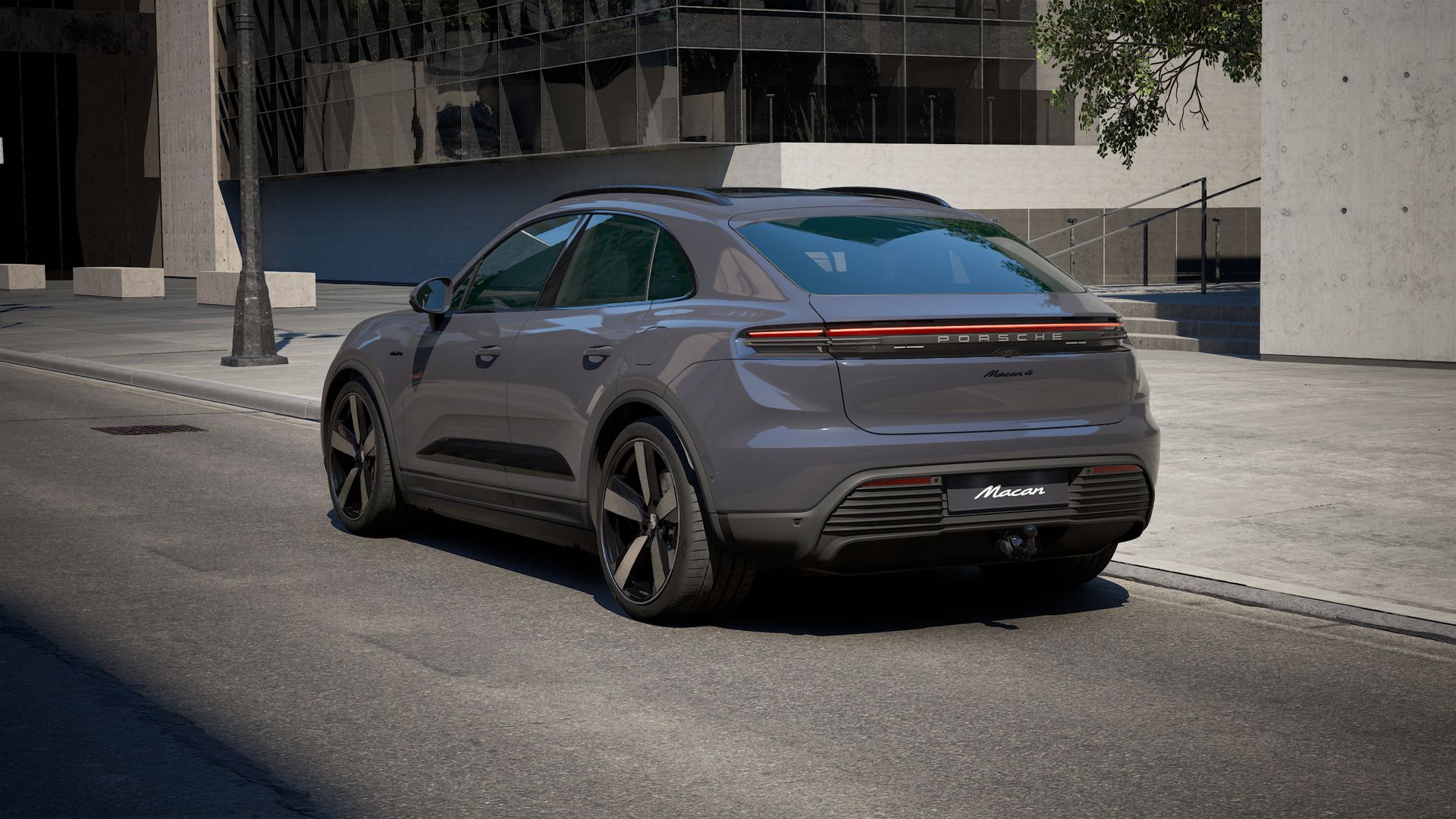 Vista traseira do Macan 4 (2025) 