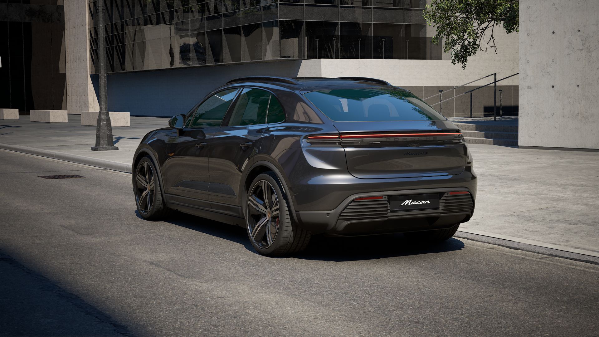 Vista traseira do Macan 4S (2025) 