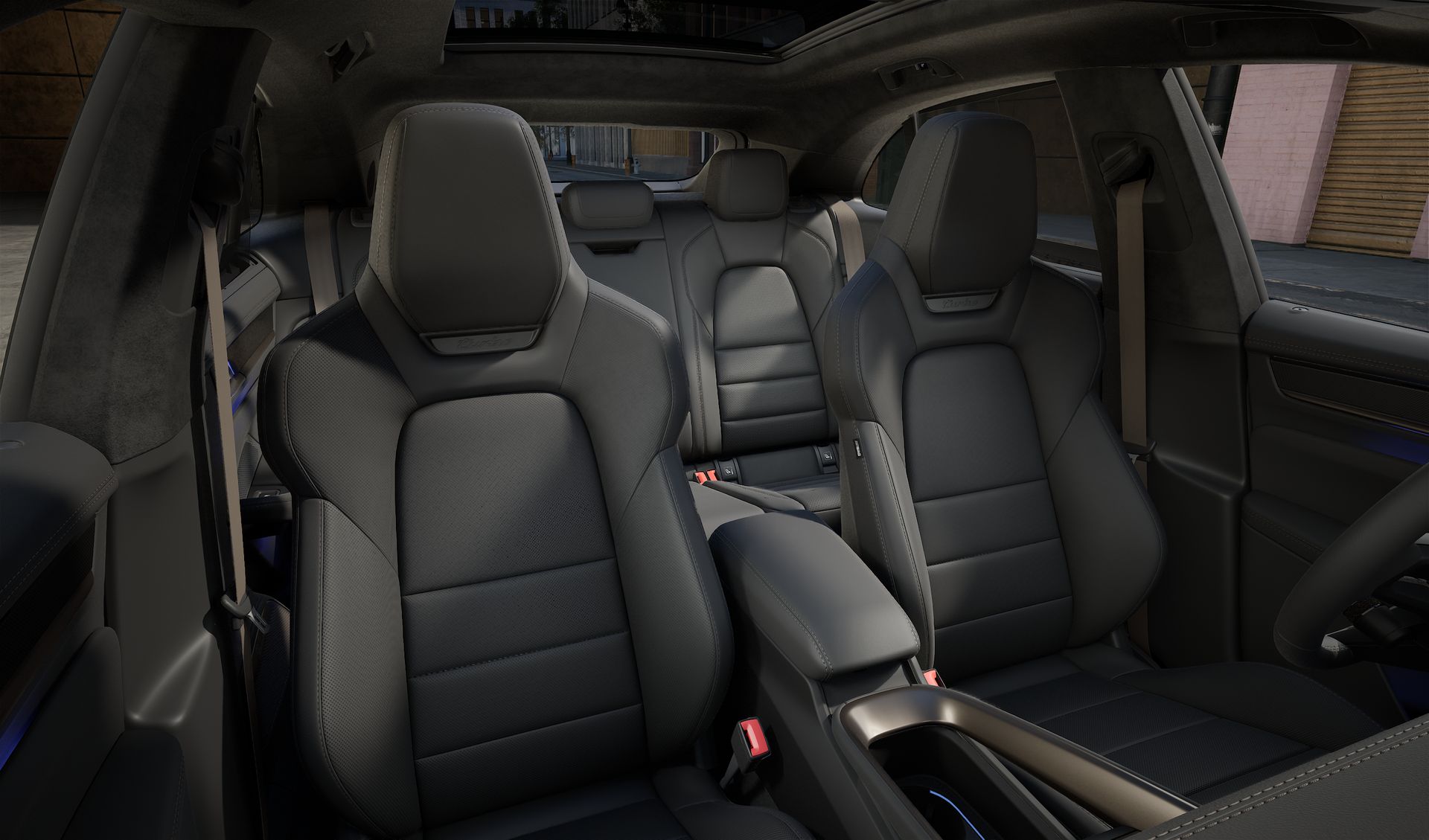 Vista interior do Macan Turbo (2025) 