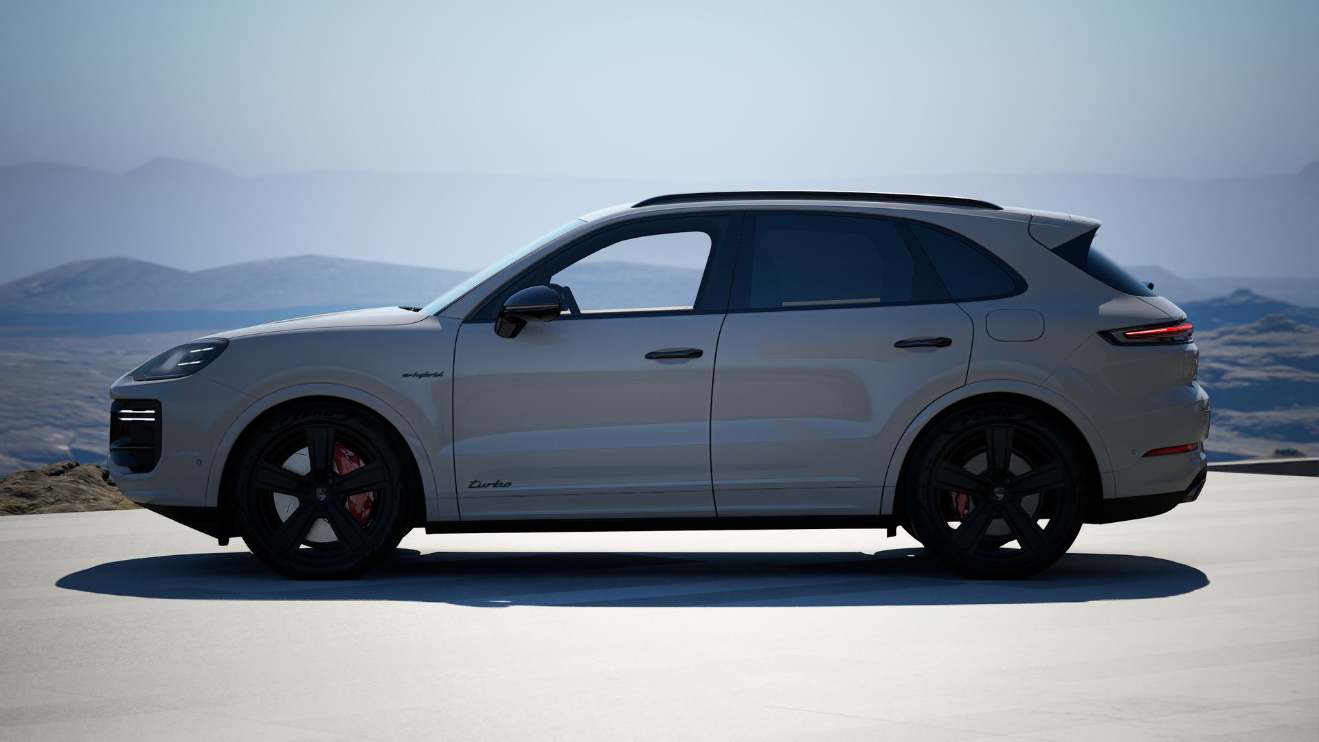 Cayenne Turbo E-Hybrid side view