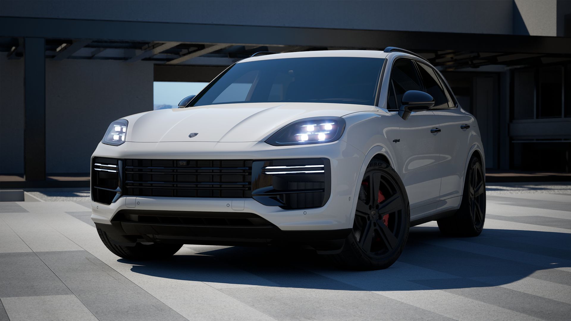 Cayenne Turbo E-Hybrid front view