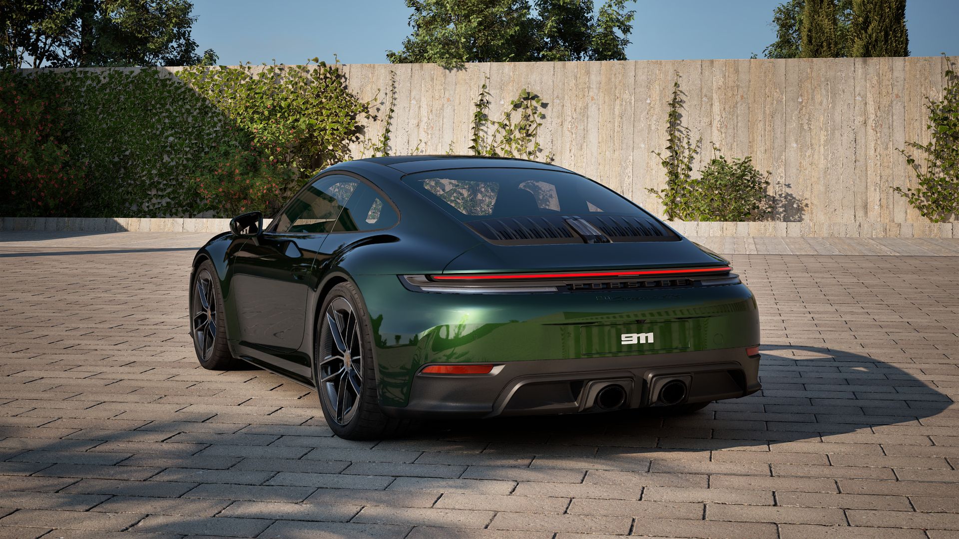 911 Carrera 4 GTS vue arrière