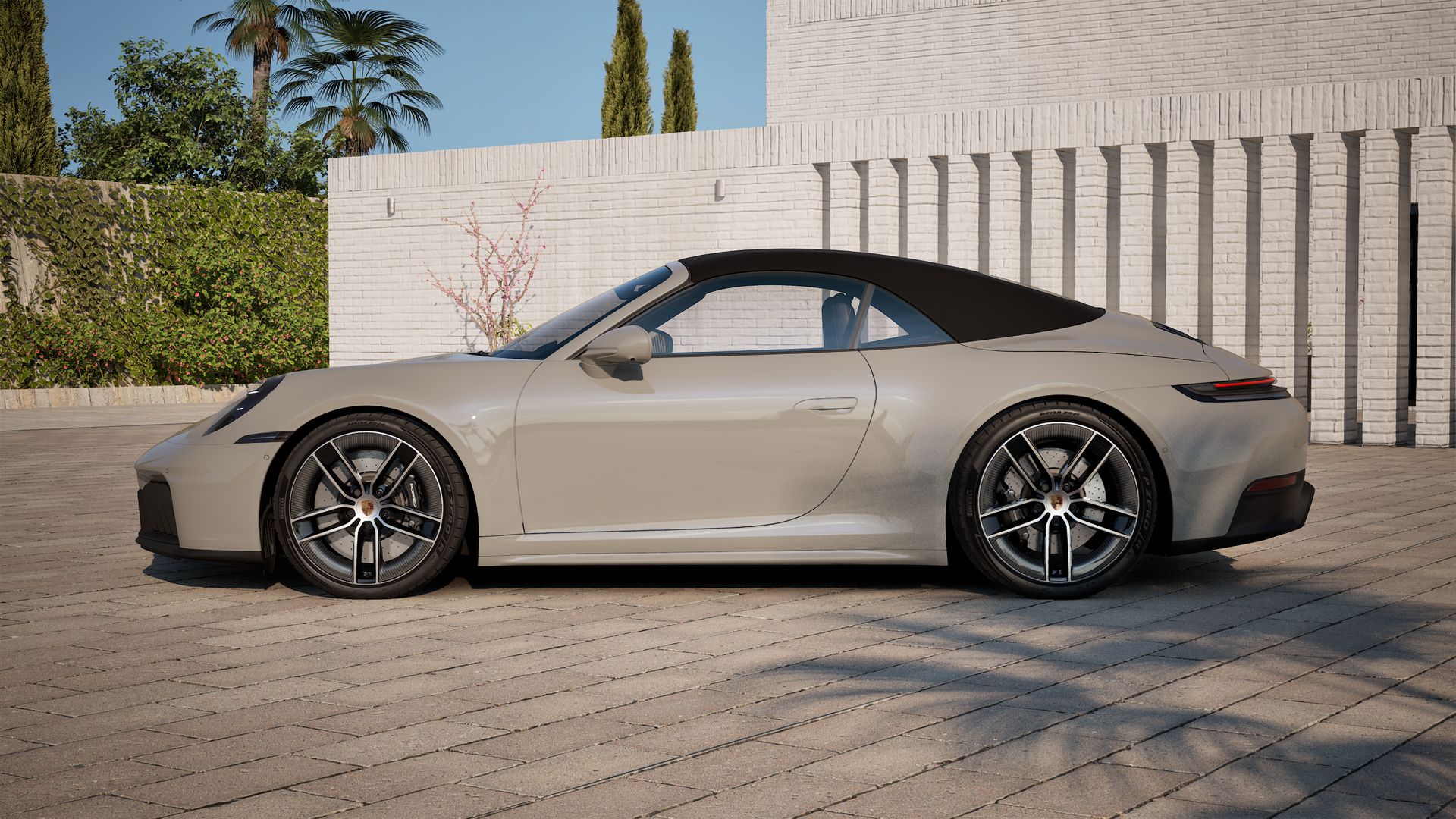911 Carrera 4 GTS Cabriolet vue latérale