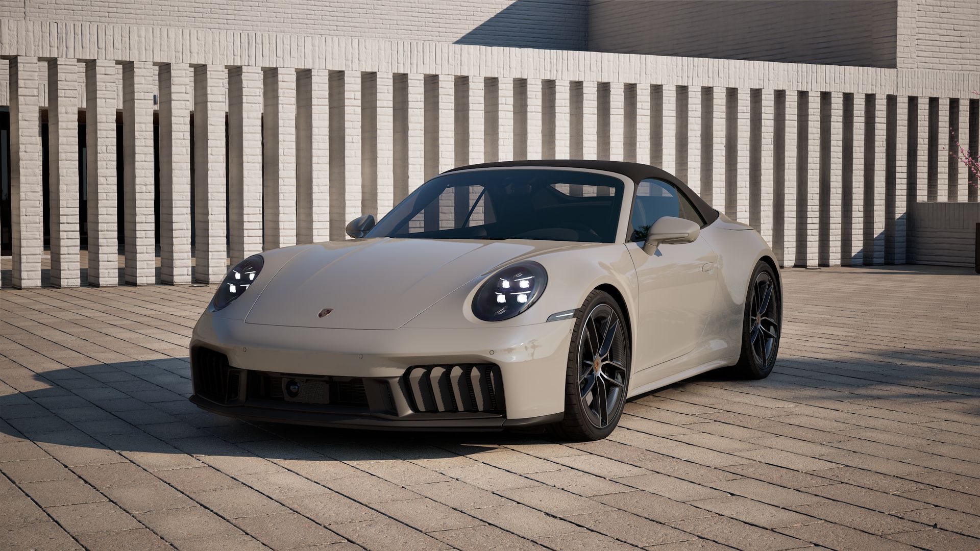 911 Carrera 4 GTS Cabriolet vue de face