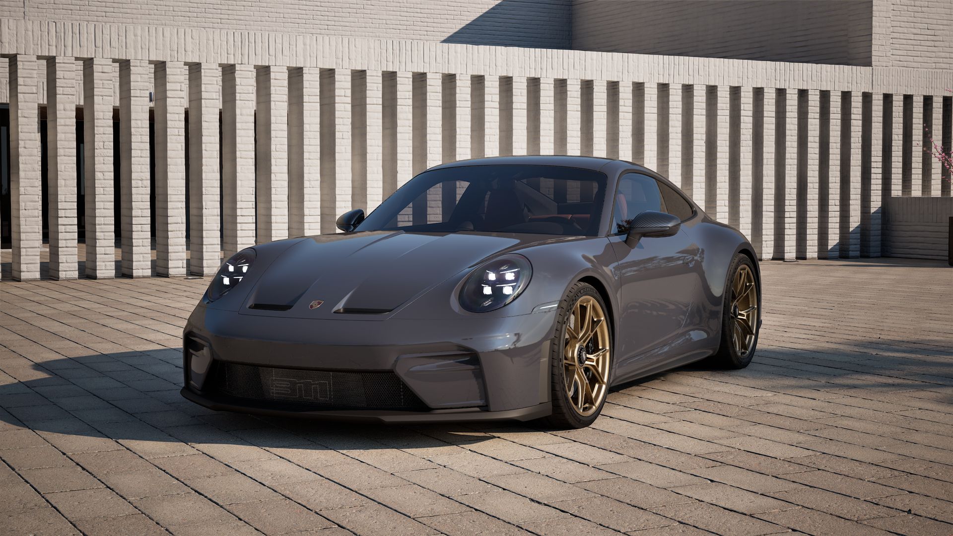 911 GT3 avec Paquet Touring vue de face