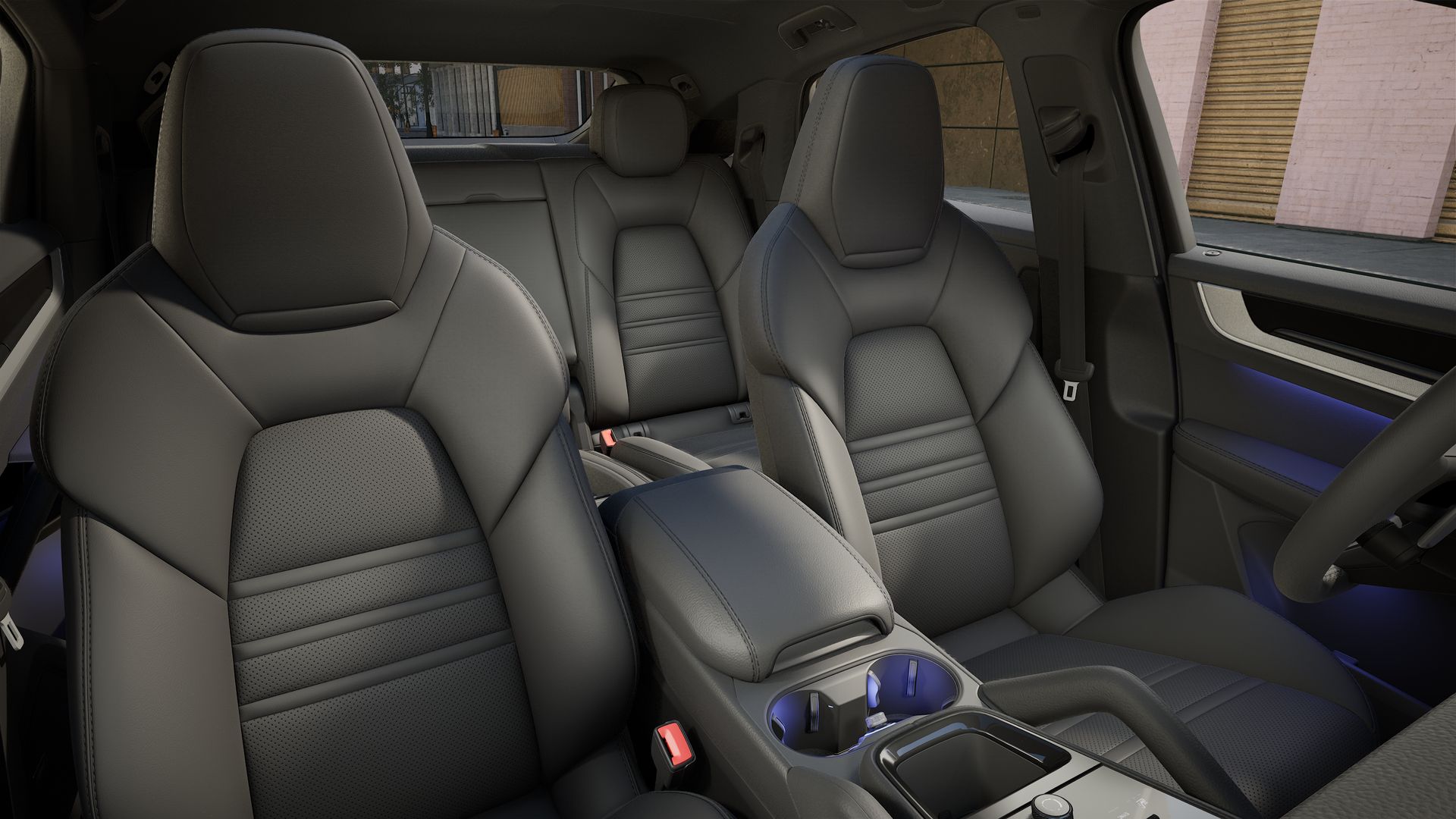 Innenansicht mit den Vordersitzen von Cayenne S Coupé