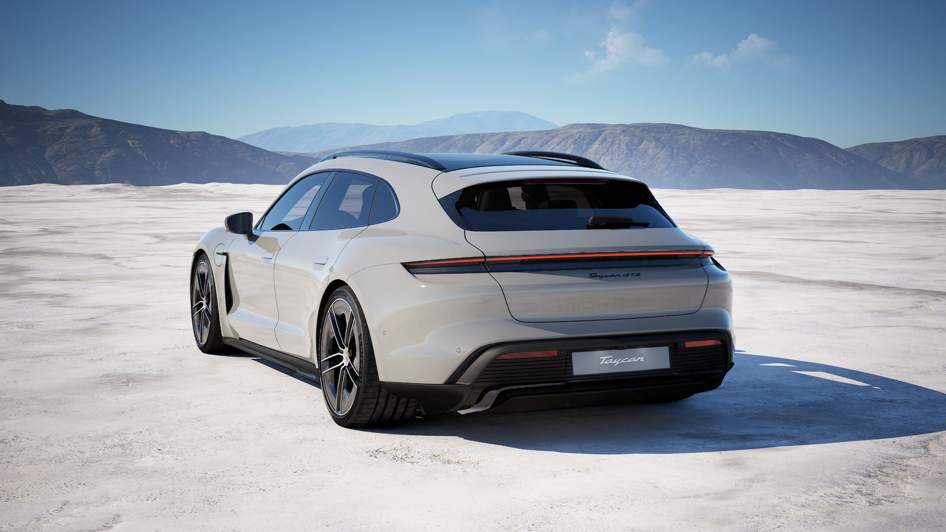 Taycan GTS Sport Turismo vue arrière