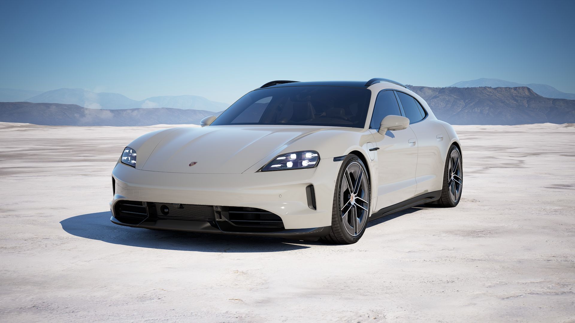 Taycan GTS Sport Turismo vue de face