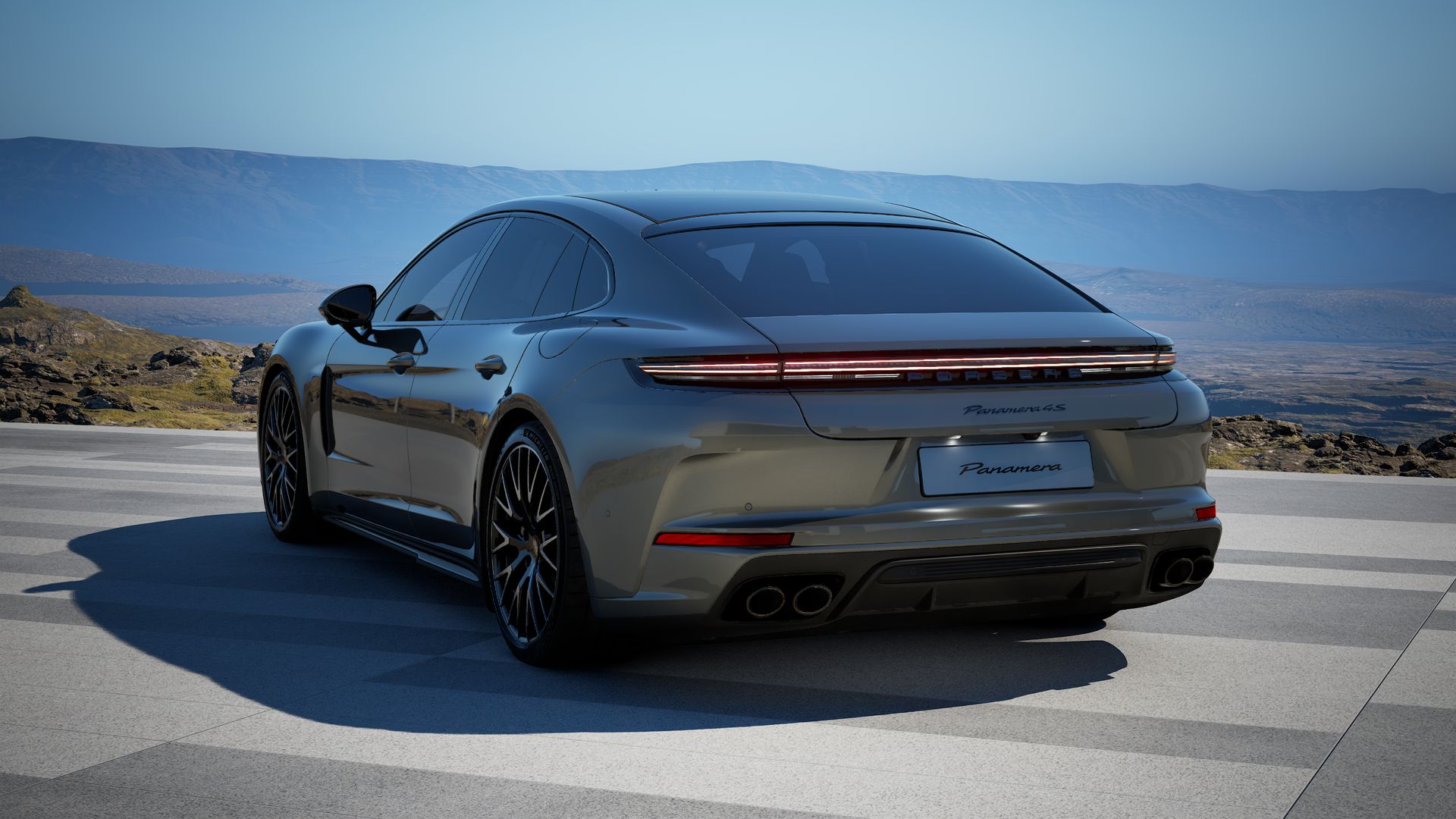 Panamera 4S E-Hybrid vue arrière