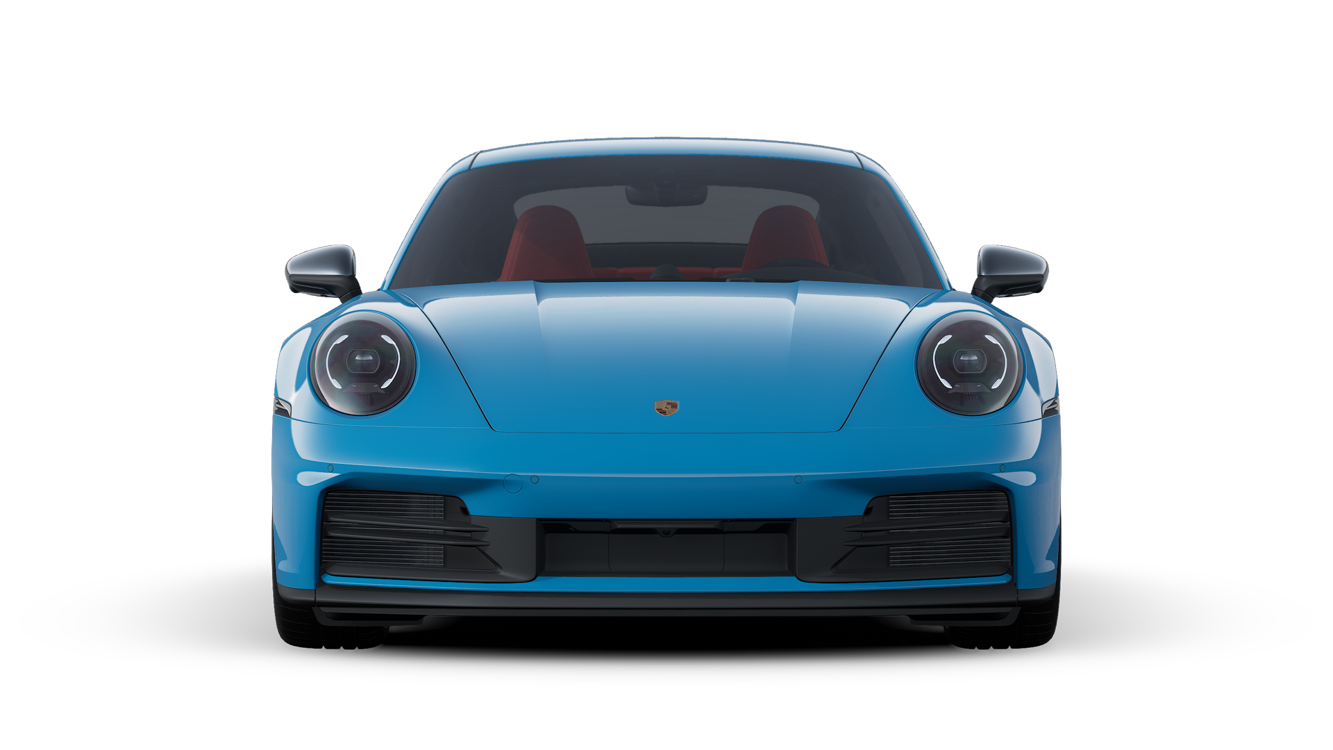 911 Carrera T 外观图，显示汽车前部