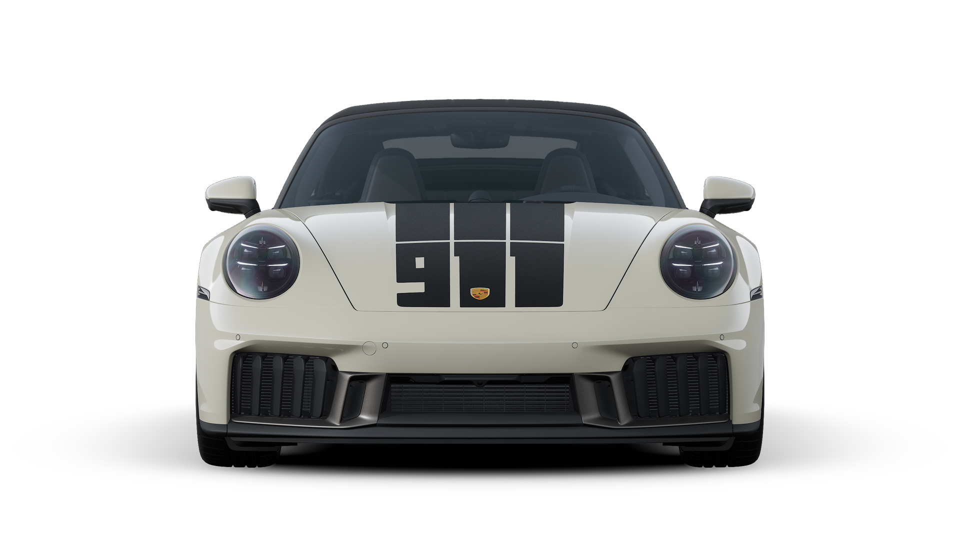 911 Spirit 70 外观图，显示汽车前部