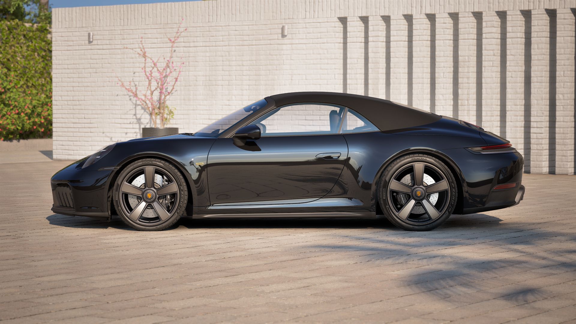 911 Spirit 70 外观图，显示汽车左侧