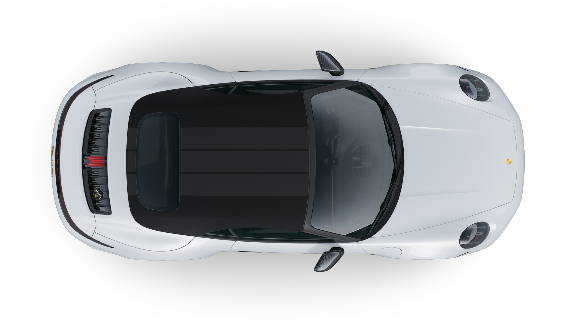 从高处俯瞰 911 Spirit 70 外观