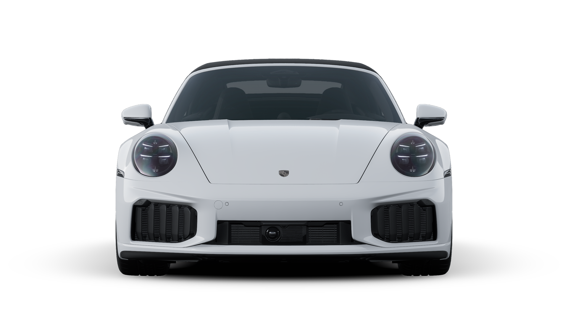 Exterior view of 911 Turbo S Cabriolet showing the front of the car