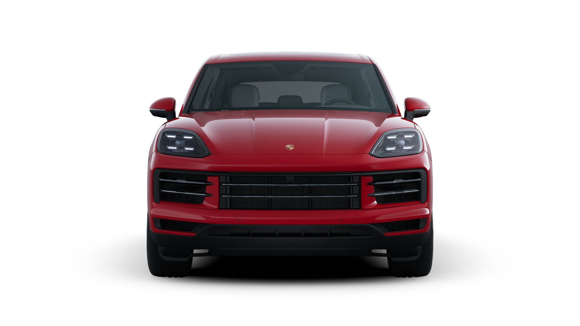 Cayenne 逐梦版 外观图，显示汽车前部