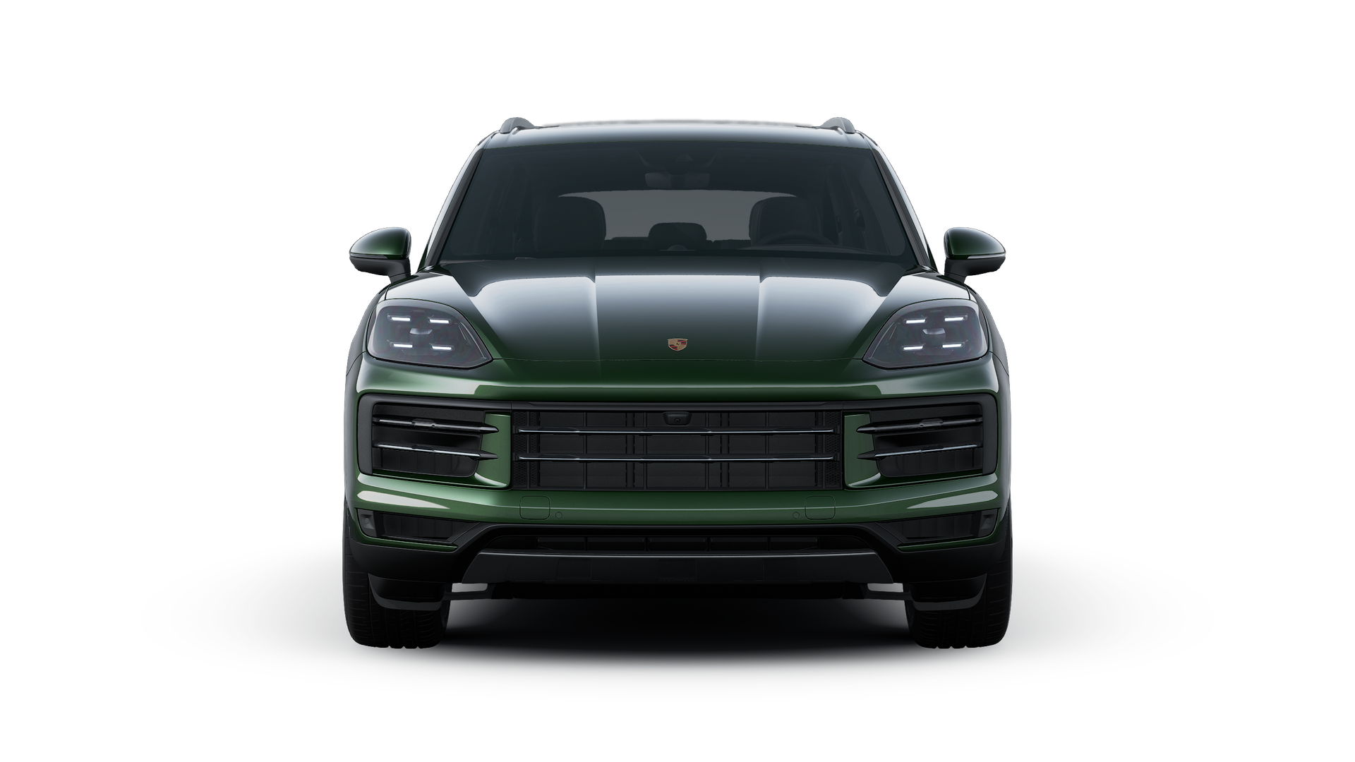 Exterior view of Cayenne Active showing the front of the car