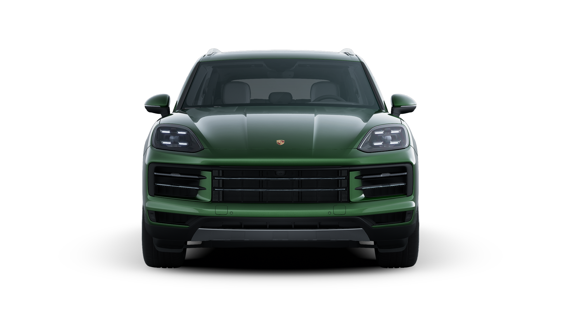 Cayenne 劲驰版 外观图，显示汽车前部