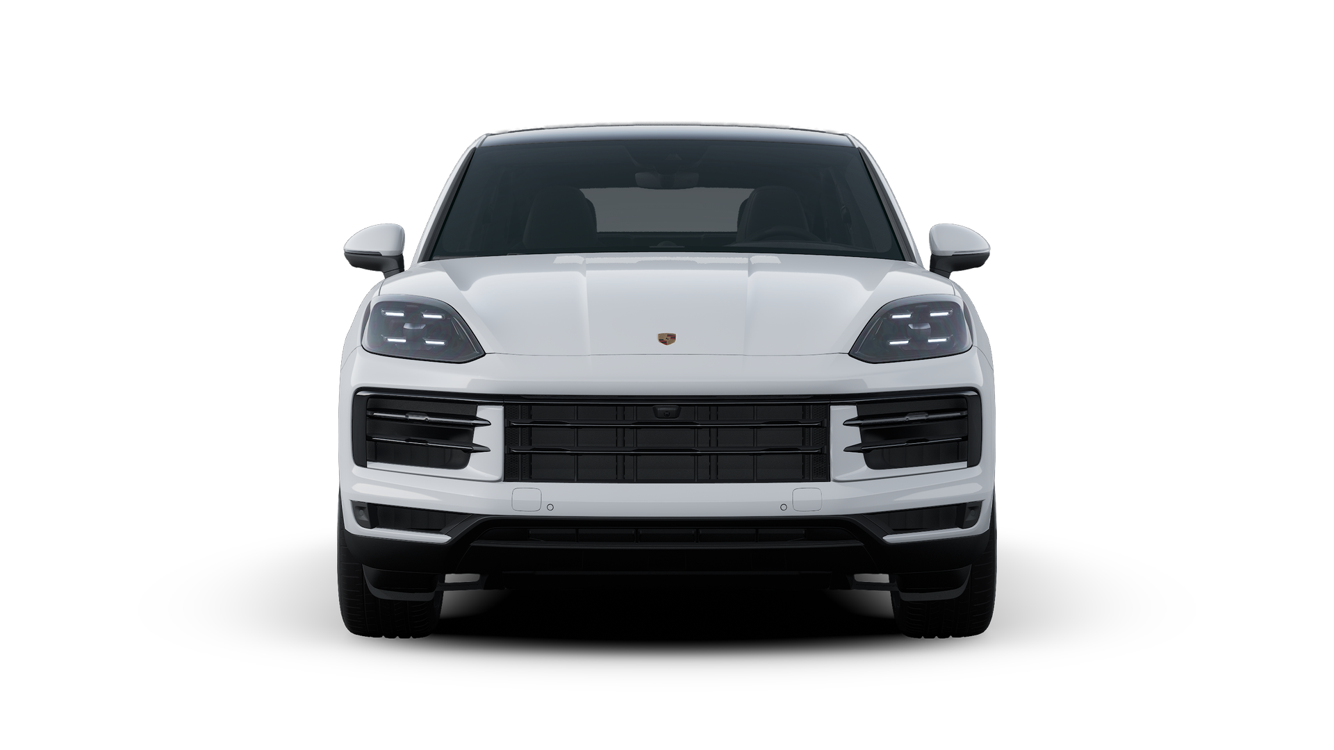 Exterior view of Cayenne Coupé showing the front of the car