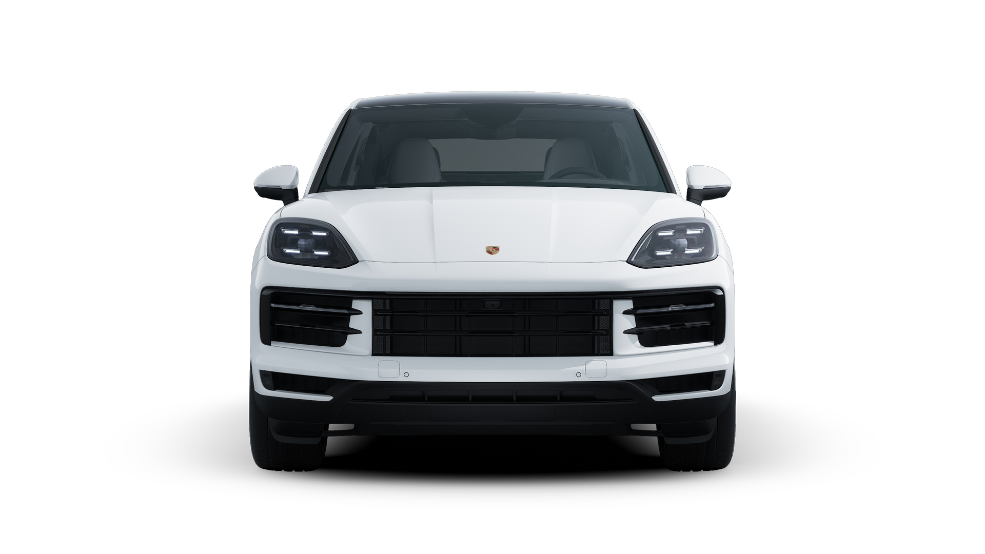 Cayenne Coupé 外观图，显示汽车前部