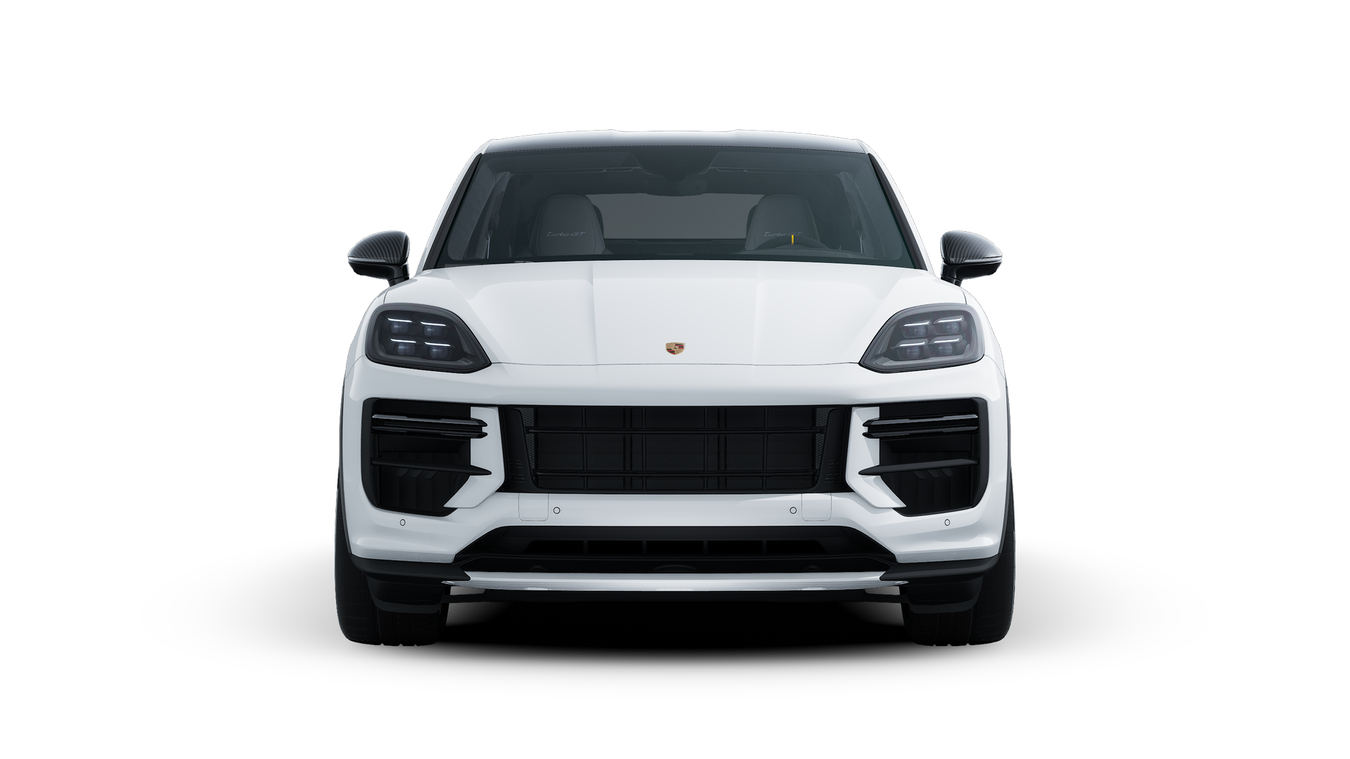 Cayenne Turbo GT 外观图，显示汽车前部