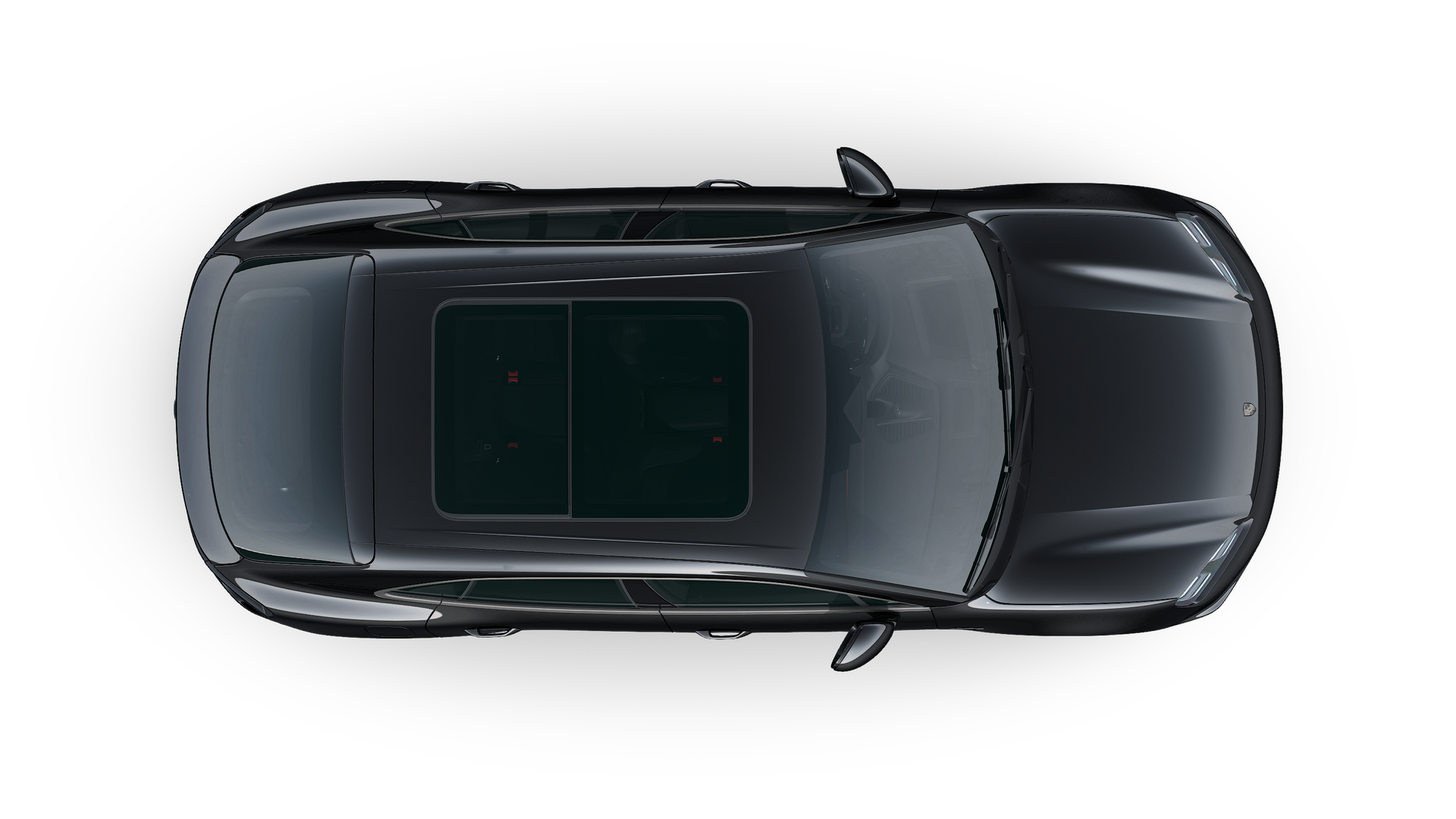 从高处俯瞰 Macan Turbo 外观