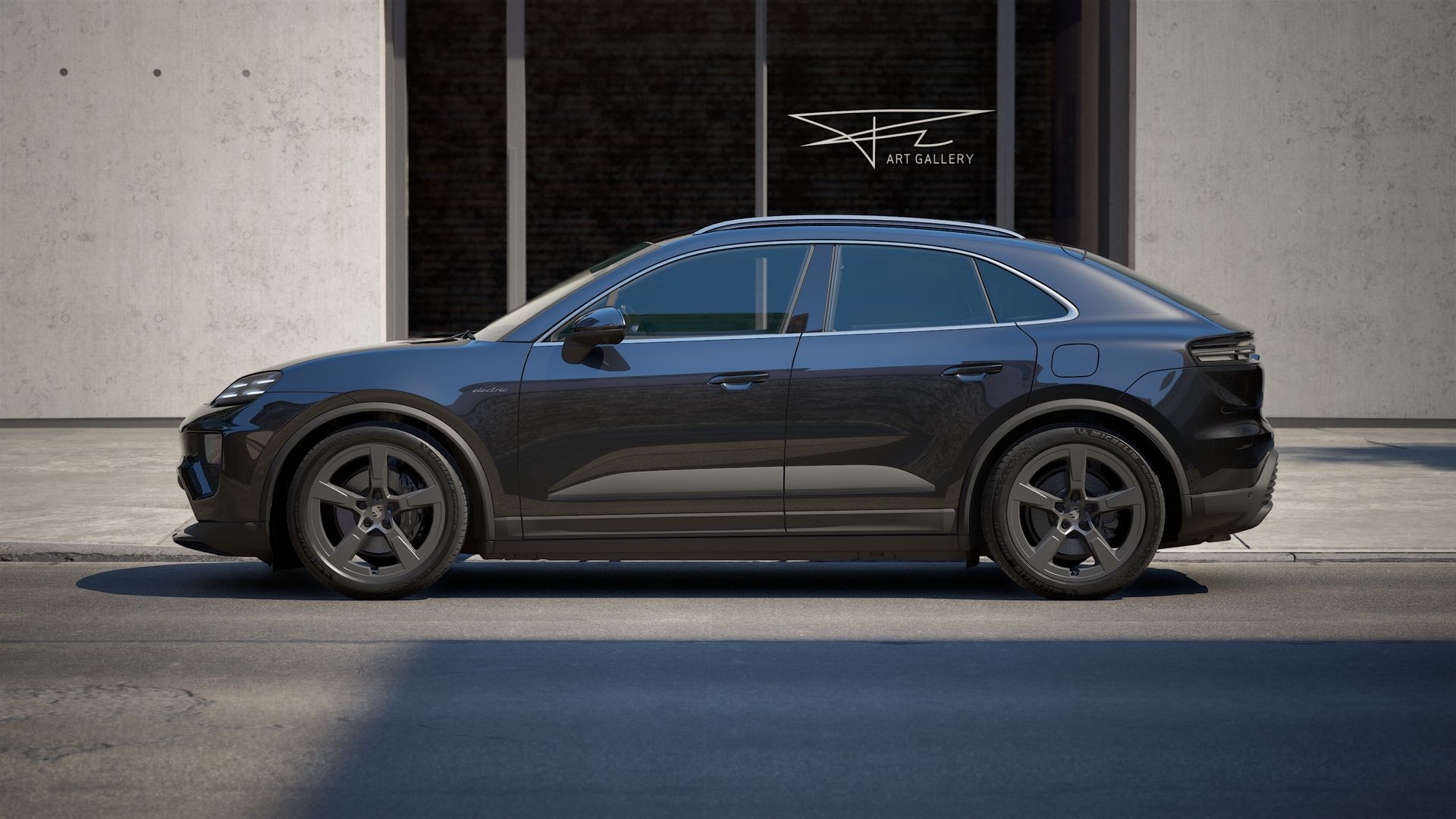 Macan 4 劲驰版 外观图，显示汽车左侧