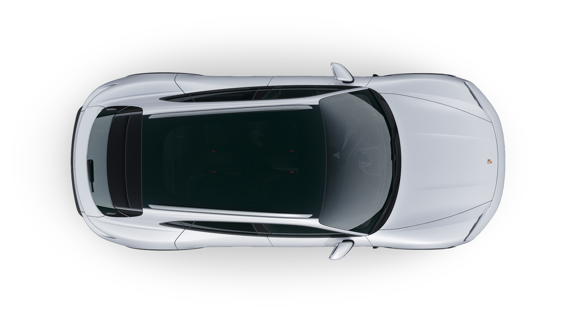 从高处俯瞰 Taycan 4 Cross Turismo 外观