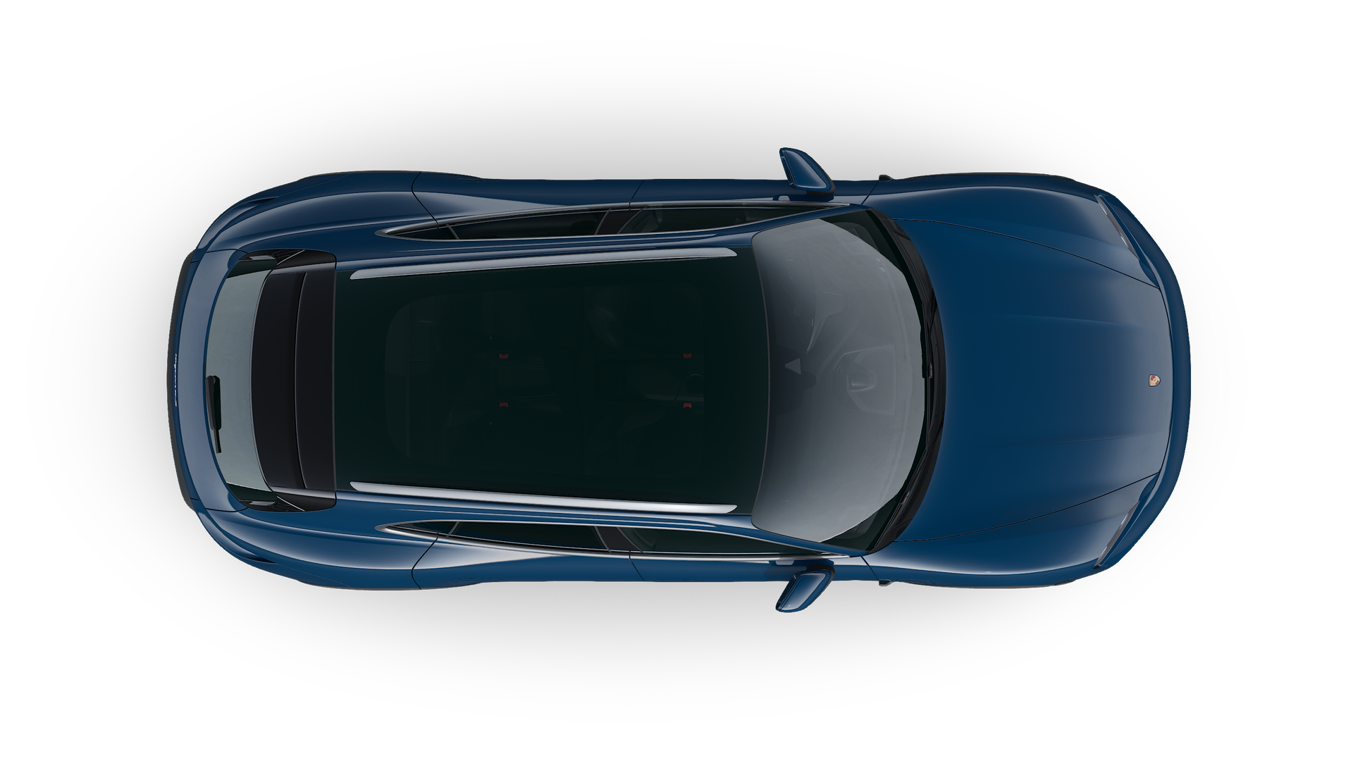 从高处俯瞰 Taycan 4S Cross Turismo 外观