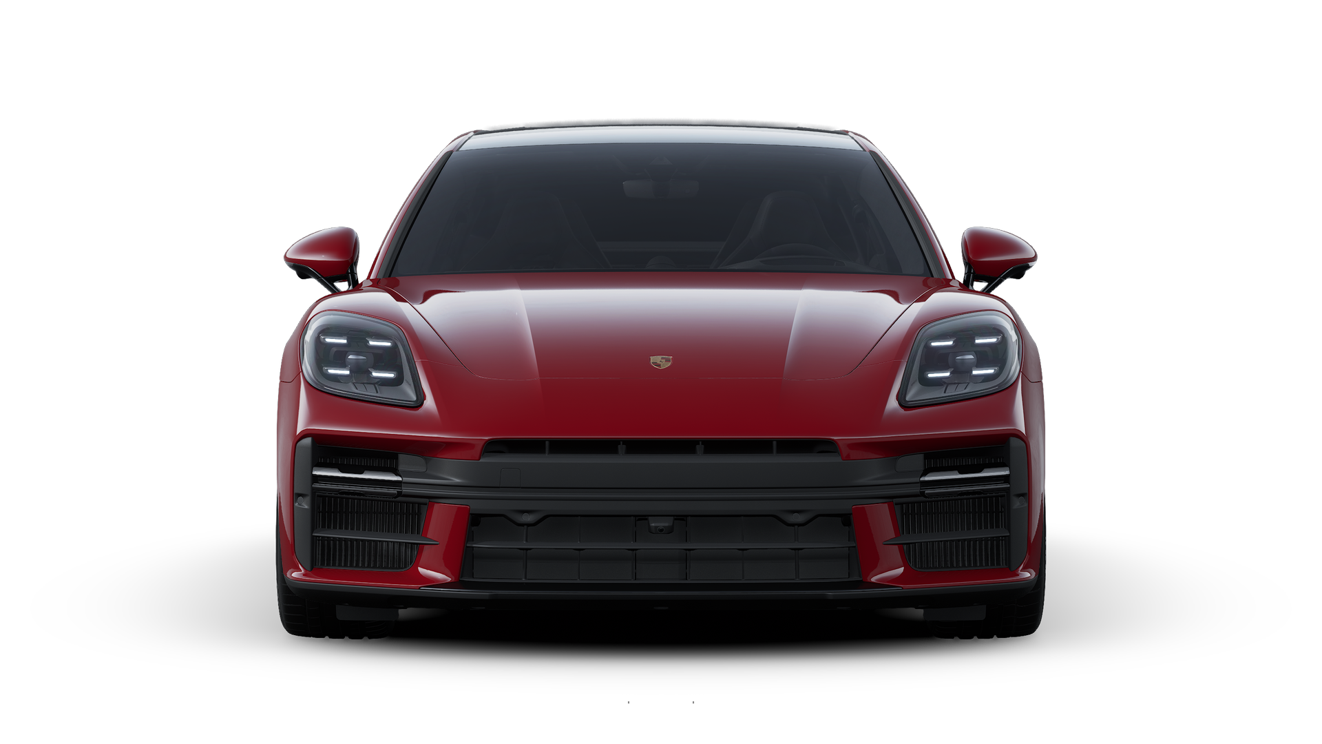 Exterior view of Panamera GTS showing the front of the car