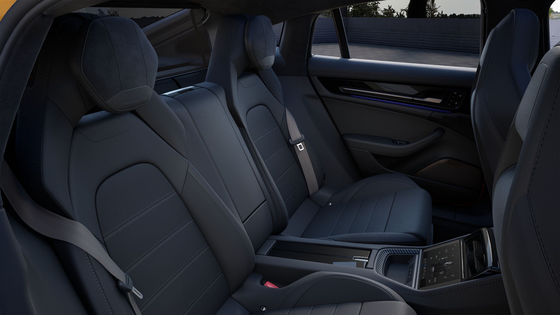 Interior view of Panamera Turbo E-Hybrid