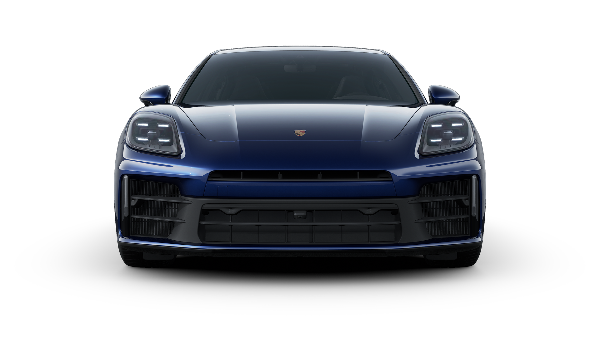 Panamera 行政加长版 外观图，显示汽车前部